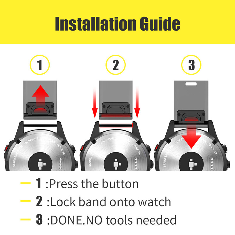 Silikónový remienok Quickfit s rozmermi 22, 20 a 26 mm pre Garmin Fenix 7X, 7, 6X, 6 Pro 5, 5X Plus, 3HR, Forerunner 935, 945, Epix Gen 2