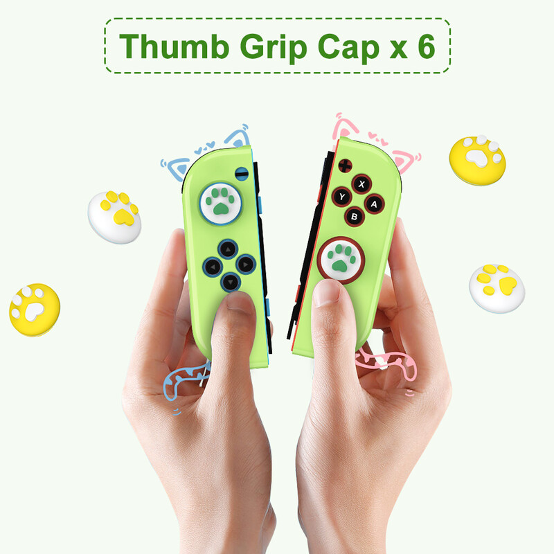 Prenosné úložné puzdro pre Switch, sada 15 príslušenstva pre Switch, ochranné puzdro pre konzolu Switch a J-Con (neónovo zelené)