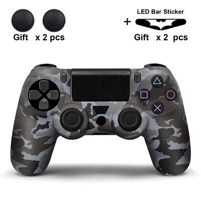 Silikónové puzdro pre ovládač PS4, kryt pre gamepad Dualshock 4, joystick, pokožka pre PS4, príslušenstvo 2 páčky, úchopy, krytky