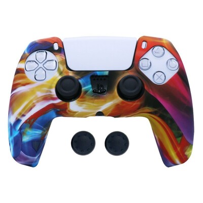 Silikónový ochranný kryt pre Playstation 5 PS5 Controller Joystick Príslušenstvo Protišmyková škrupina s krytkami na úchop Thumbstick