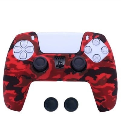 Silikónový ochranný kryt pre Playstation 5 PS5 Controller Joystick Príslušenstvo Protišmyková škrupina s krytkami na úchop Thumbstick