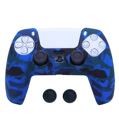 Silikónový ochranný kryt pre Playstation 5 PS5 Controller Joystick Príslušenstvo Protišmyková škrupina s krytkami na úchop Thumbstick
