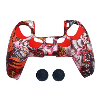 Silikónový ochranný kryt pre Playstation 5 PS5 Controller Joystick Príslušenstvo Protišmyková škrupina s krytkami na úchop Thumbstick