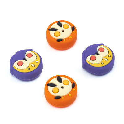 GeekShare Kawaii silikona Joycon 4PCS īkšķa roktura vāciņi, kas saderīgi ar Nintendo Switch/OLED/Switch Lite, Owl
