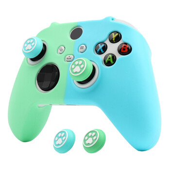 Мек силиконов защитен калъф за Xbox Series S Controller Skin Геймпад Игри Аксесоари за Xbox Series X Control с J