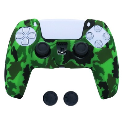 Silikónový protišmykový ochranný kryt proti pádu pre príslušenstvo ovládača Playstation 5 PS5 s krytom na rukoväť pre thumbstick