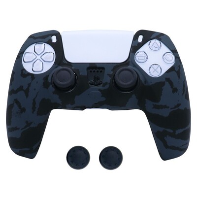 Silikónový protišmykový ochranný kryt proti pádu pre príslušenstvo ovládača Playstation 5 PS5 s krytom na rukoväť pre thumbstick