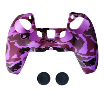 Silikónový protišmykový ochranný kryt proti pádu pre príslušenstvo ovládača Playstation 5 PS5 s krytom na rukoväť pre thumbstick