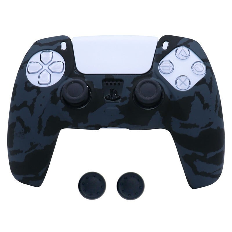 Silikónový protišmykový ochranný kryt proti pádu pre príslušenstvo ovládača Playstation 5 PS5 s krytom na rukoväť pre thumbstick