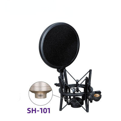 Mikrofon Mic Shock Mount Shield csuklós fejtartó állványtartó a Studio Shockmount Clip felfüggesztés Spider konzolhoz