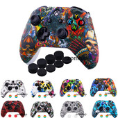Pre Xbox One XS Controller Gamepad Camo silikónový kryt gumený úchop ochranný kryt pre tenký joystick