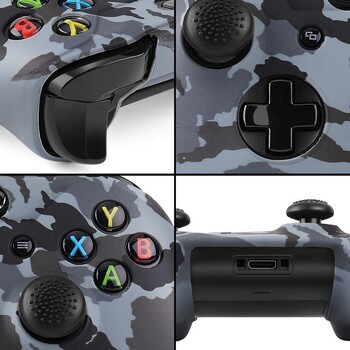 Για χειριστήριο Xbox One XS Gamepad Camo Κάλυμμα σιλικόνης Λαστιχένια θήκη λαβής δέρματος Προστατευτική θήκη για λεπτό χειριστήριο