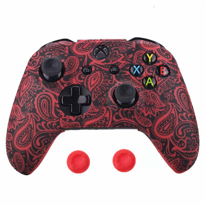 Pre Xbox One XS Controller Gamepad Camo silikónový kryt gumený úchop ochranný kryt pre tenký joystick