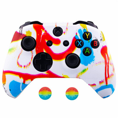 Pre Xbox One XS Controller Gamepad Camo silikónový kryt gumený úchop ochranný kryt pre tenký joystick
