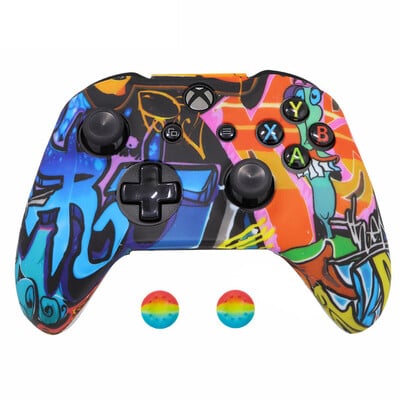Pre Xbox One XS Controller Gamepad Camo silikónový kryt gumený úchop ochranný kryt pre tenký joystick