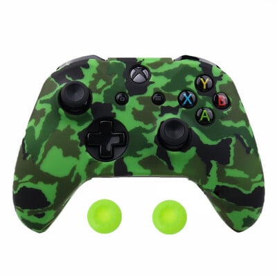 Pre Xbox One XS Controller Gamepad Camo silikónový kryt gumený úchop ochranný kryt pre tenký joystick