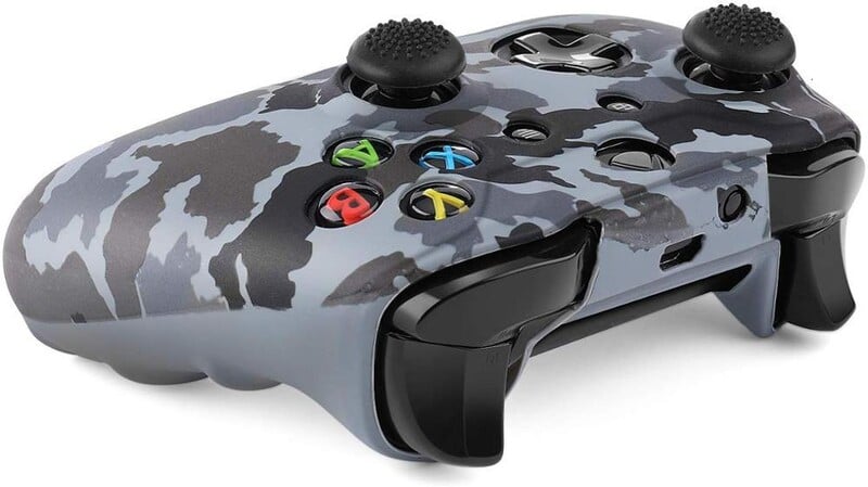 Pre Xbox One XS Controller Gamepad Camo silikónový kryt gumený úchop ochranný kryt pre tenký joystick