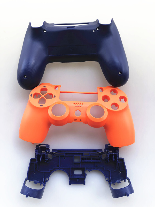 Cijeli set Kućište Kućište Gumbi za popravak Kućište za DualShock 4 PlayStation 4 PS4 Pro jds 040 JDM-040 Poklopac kontrolera Narančasto Plava