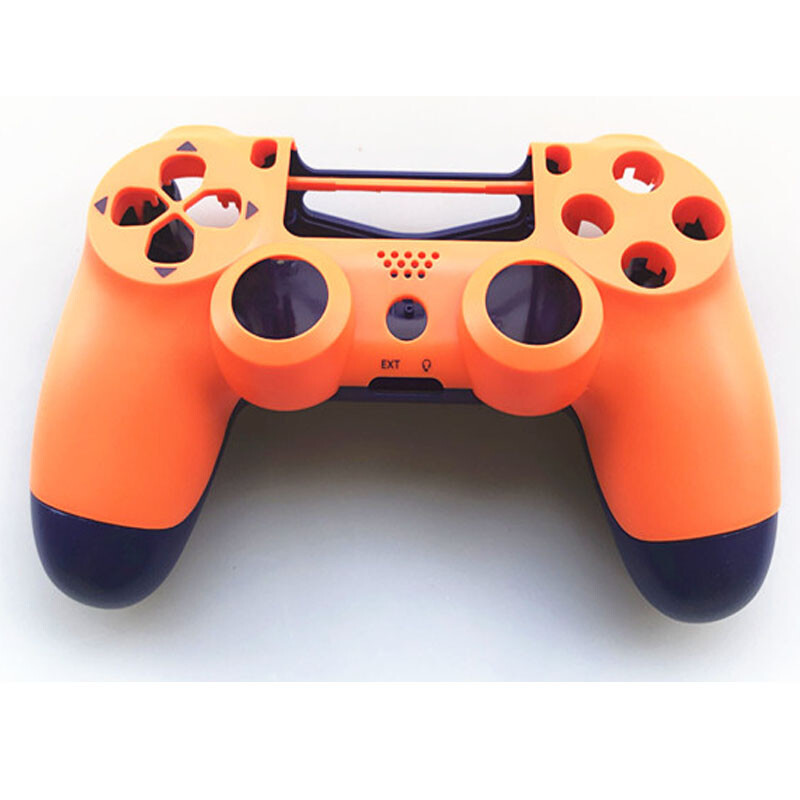 Cijeli set Kućište Kućište Gumbi za popravak Kućište za DualShock 4 PlayStation 4 PS4 Pro jds 040 JDM-040 Poklopac kontrolera Narančasto Plava