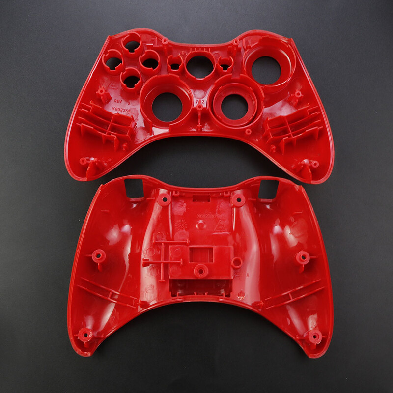 JCD XBOX 360 vezeték nélküli vezérlőhöz, teljes házas játékvezérlő ház burkolata gombokkal Kitek Analóg Stick lökhárító tartozékok