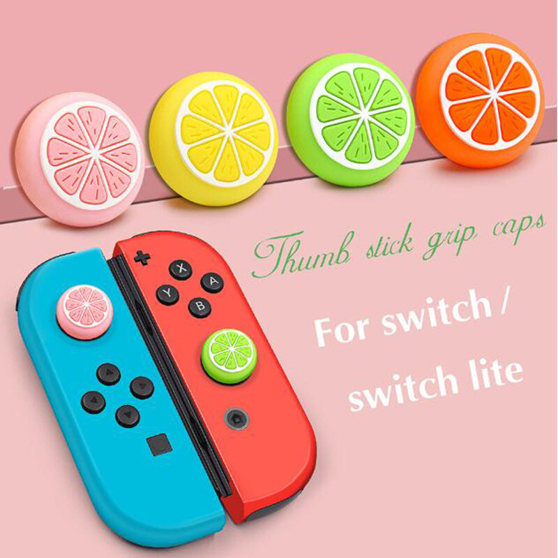 Silikoonist pehme sidrunipuu pöidlapuu käepideme juhtkangi kate Nintendo Switch Oled/Lite Joy-Con kontrolleri pöidla ümbrisele