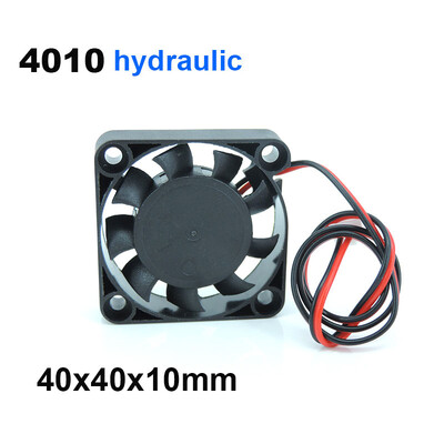Hidrauliskais gultnis DC dzesēšanas ventilators 3010 4010 30x10mm 40x10 5V 12v 24V Brushless 2PIN 3cm 4cm Ventilators DC 5/12/24V 3D printerim e1