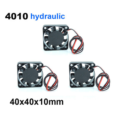 Hidrauliskais gultnis DC dzesēšanas ventilators 3010 4010 30x10mm 40x10 5V 12v 24V Brushless 2PIN 3cm 4cm Ventilators DC 5/12/24V 3D printerim e1