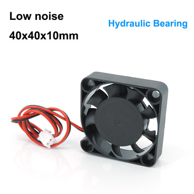 2pin 4010 Fan DC 5v 12v Αθόρυβος ανεμιστήρας ψύξης χωρίς ψήκτρες 3D Printer Part 40mm 4cm hydraulic Bearing Axial 40mmx40mmx10mm