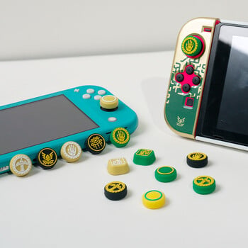 Дръжки за палци за nintendo Switch oled Kingdom of Zelda Tears Theme Rocker Hat oled/lite Silicone Rocker Hat caps buttons Switch