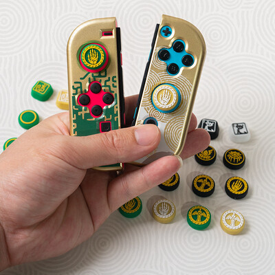 Hüvelykujj fogantyúk nintendo Switch-hez oled Kingdom of Zelda Tears Theme Rocker Hat oled/lite Szilikon Rocker Hat gombsapkák Switch