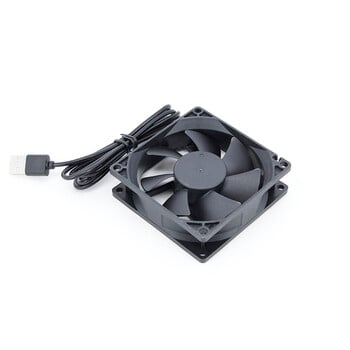 120x120x25mm 80x80x25mm 5010 9025 5V USB Power Cooling Case Вентилатор за приемник DVR Xbox TV Box Рутер