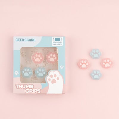 Cat Chick puha hüvelykujj stick markolat sapka Joystick védőburkolat Nintendo Switch NS Lite Joy-con kontroller hüvelykujj tokjához