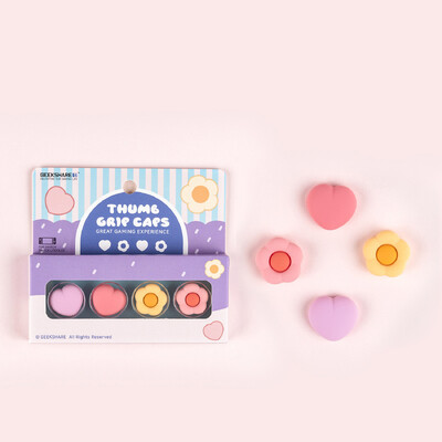 Cat Chick puha hüvelykujj stick markolat sapka Joystick védőburkolat Nintendo Switch NS Lite Joy-con kontroller hüvelykujj tokjához