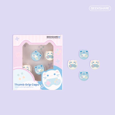 Cat Chick puha hüvelykujj stick markolat sapka Joystick védőburkolat Nintendo Switch NS Lite Joy-con kontroller hüvelykujj tokjához