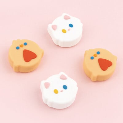 Cat Chick puha hüvelykujj stick markolat sapka Joystick védőburkolat Nintendo Switch NS Lite Joy-con kontroller hüvelykujj tokjához