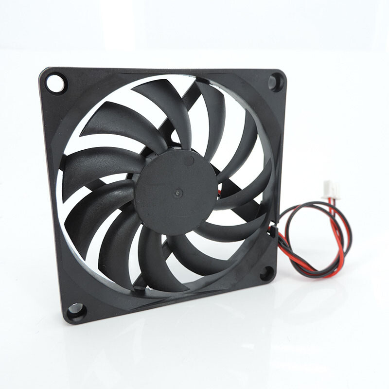 8cm 8010 DC 5V 12V 24V chladiaci ventilátor bez kefy pre RepRap 3D tlačiarne diely DC chladič 80 x 80 x 10 mm plastový ventilátor 2pin