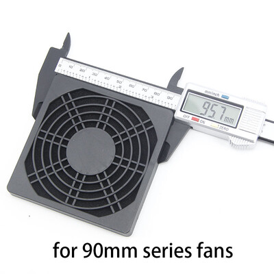 40mm 50mm 60mm 80mm 90mm 120mm ABS ventilátorový filter, ochranný kryt mriežky, prachotesný kryt, puzdro na čistenie filtra pre PC, ventilátory počítača, puzdro na čistenie filtra, veľkosť L