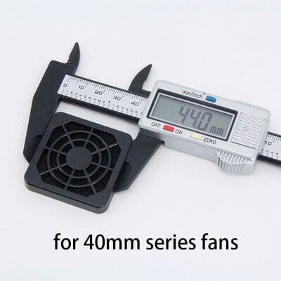 40mm 50mm 60mm 80mm 90mm 120mm ABS ventilátorový filter, ochranný kryt mriežky, prachotesný kryt, puzdro na čistenie filtra pre PC, ventilátory počítača, puzdro na čistenie filtra, veľkosť L