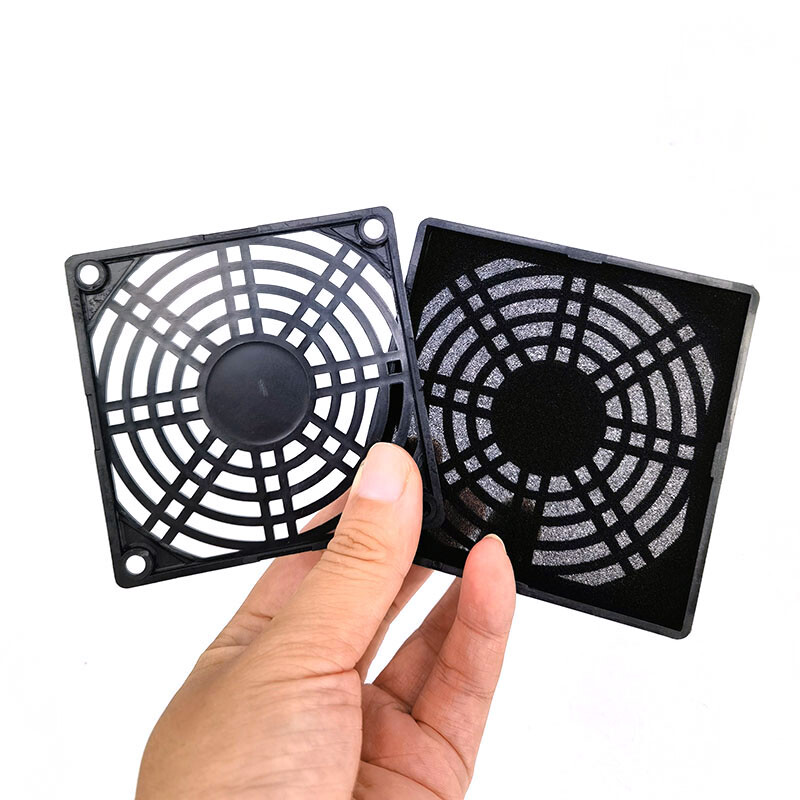 40mm 50mm 60mm 80mm 90mm 120mm ABS ventilátorový filter, ochranný kryt mriežky, prachotesný kryt, puzdro na čistenie filtra pre PC, ventilátory počítača, puzdro na čistenie filtra, veľkosť L