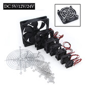 Ventilator de răcire fără perii DC 6025/8025/9225/12025/3007/4010 30MM/40MM/50MM/60MM DC 5V 12V 24V Cooler PC Laptop Ventilatoare carcasei computerului