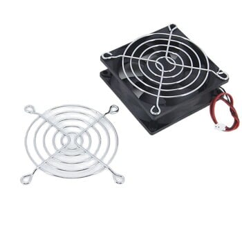 DC 12V Fan 2pin Cooling 3010 5010 7025 8025 12025 Brushless Guard Metal Grill Cover 40mm 60mm 80mm 120mm for 3d print DIY