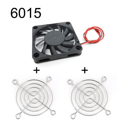 DC 12V Fan 2pin Cooling 3010 5010 7025 8025 12025 Brushless Guard Metal Grill Cover 40mm 60mm 80mm 120mm for 3d print DIY
