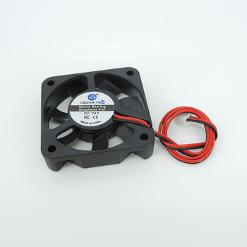 DC 5010 5V/12V/24V CPU CPU Cooler Mini Cooling Fan 50MM Μικρός ανεμιστήρας εξάτμισης για 3D εκτυπωτή 2 pin 50x50x10mm W1