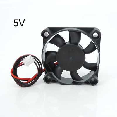 DC 5010 5V/12V/24V Hladnjak CPU računala Mini ventilator za hlađenje 50MM Mali ispušni ventilator za 3D pisač 2 pina 50x50x10mm W1