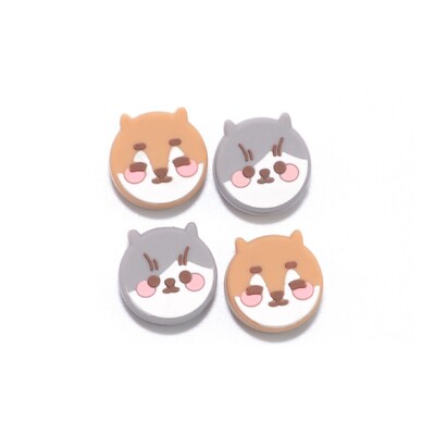 Νέο Lovely Silicone Soft Grip Stick Cap Joycon Προστατευτικό κάλυμμα για διακόπτη Oled NS Lite Joy-con Ελεγκτή Thumbstick Θήκη