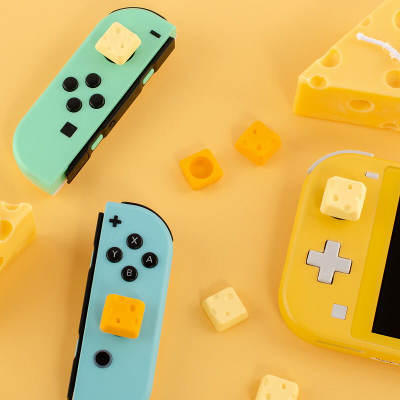Νέο Lovely Silicone Soft Grip Stick Cap Joycon Προστατευτικό κάλυμμα για διακόπτη Oled NS Lite Joy-con Ελεγκτή Thumbstick Θήκη