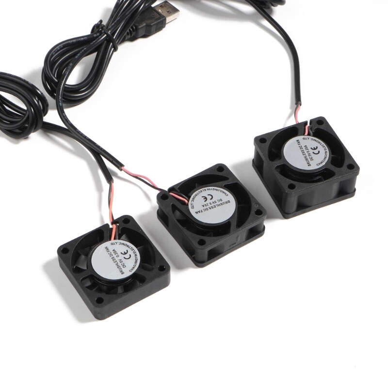 4x4CM Náhradný ventilátor chladenia CPU DC5V 4500-5500RPM Chladič PC Chladič Výfuk Ventilátory CPU Dropship