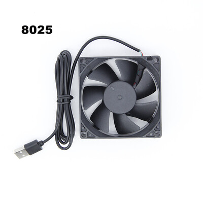 120x120x25mm 80x80x25mm 5010 9025 5V USB Power Cooling Case Ventilator pentru receptor DVR Xbox TV Box Router W28