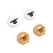 GeekShare 4PCS Cute Sheep hüvelykujj fogantyú sapkák, puha szilikon joystick fedél kompatibilis a kapcsolóval /OLED/ Switch Lite