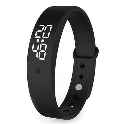 LED digitalna pametna narukvica Vodootporni pametni sat Smart Band s monitorom tjelesne temperature Smart Band Vibration Alarm Podsjetnik